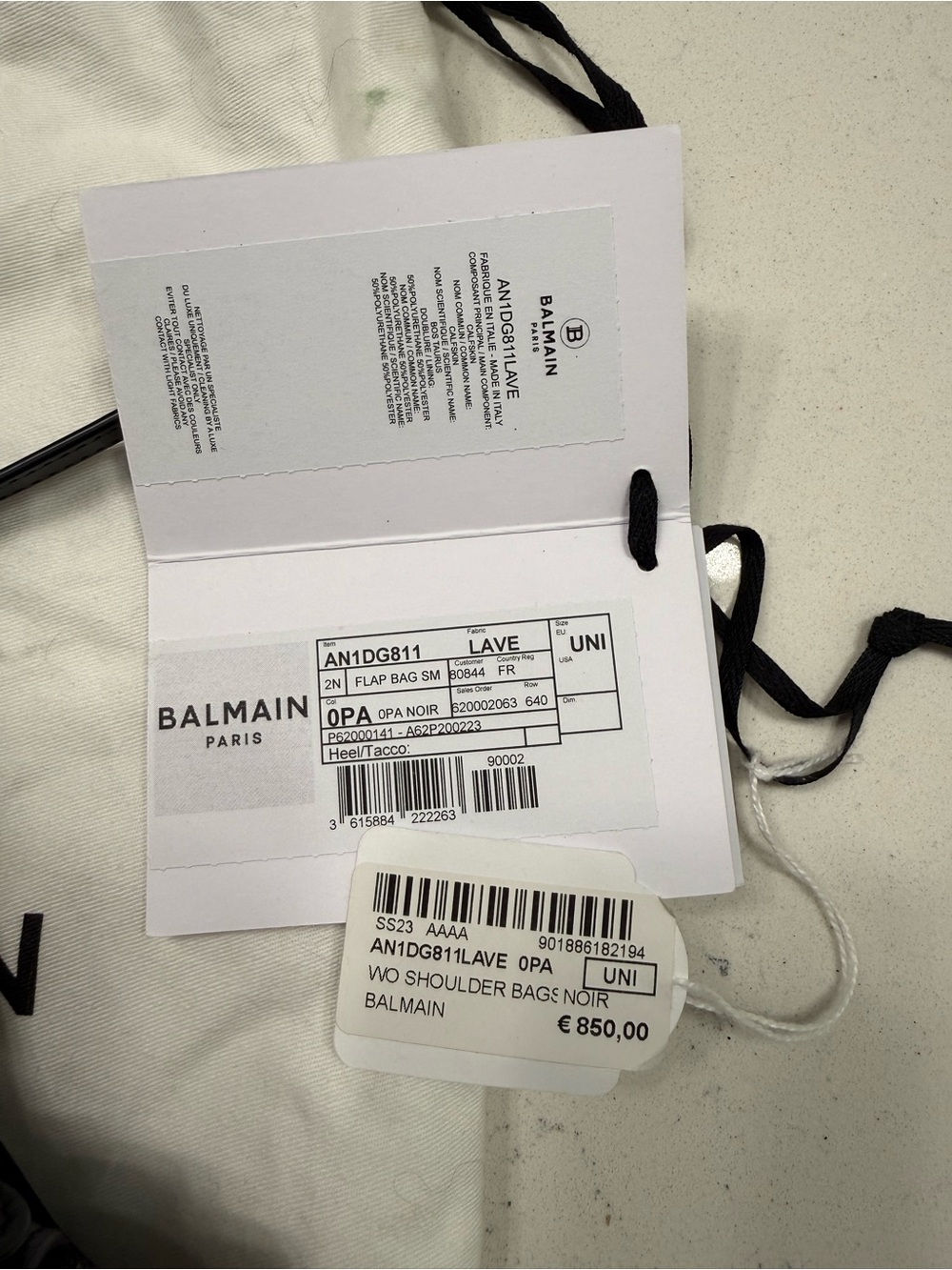 Balmain Small Flag Bag - Picture 2 of 7